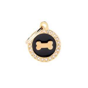 MY FAMILY CERCHIO PICCOLO NERO OSSO GLAM GOLD