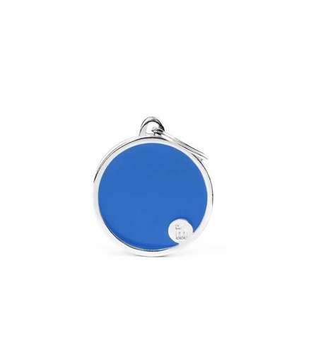 BH50CBLUE MY FAMILY CERCHIO L BLU BASIC HANDMADE - Image 1