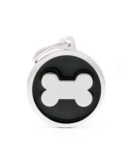 CH17BLACKBONE MY FAMILY CERCHIO GRANDE NERO OSSO INTERNO - Image 1