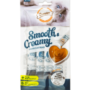 Gnawlers Smooth & Creamy Lickable Cat Treats (4pcsx15g) - Mussel Flavour