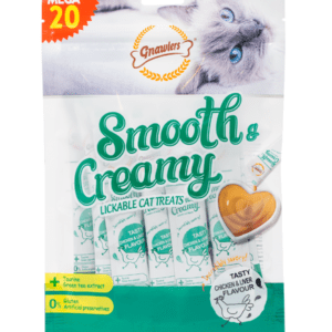 Gnawlers Smooth & Creamy Lickable Cat Treats