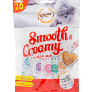 Gnawlers Smooth & Creamy Lickable Cat Treats (20pcsx15g) - Mix Flavour