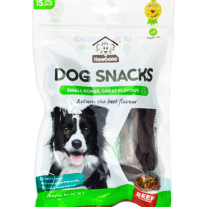 Howbone Dog Snack -Small Bone 270g (15pcs/pack) - Beef Flavour