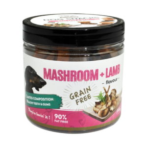Howbone Training Bite -Dog Snack 200g - Mushroom & Lamb Flavour