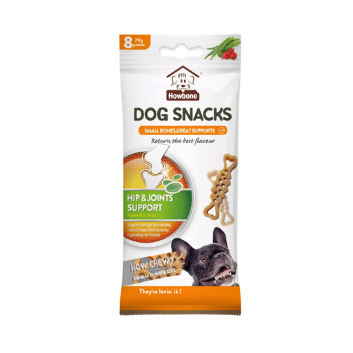 HB05857 Howbone How Chewy Dog Snack - Slice Hip & Joint Support 8pcs/Pack (70g) - Image 1