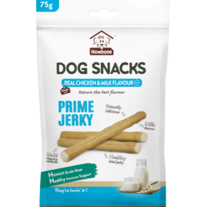 Howbone Prime Jerky -Dog Snack 75g - Chicken & Milk Flavour