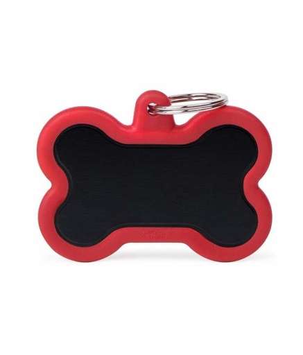 HTA01XLREDMP My Family Black Bone XL ALU Red Rubber - Image 1