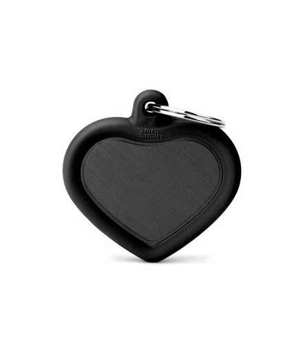 HTA02BLACK MY FAMILY CUORE - Image 1