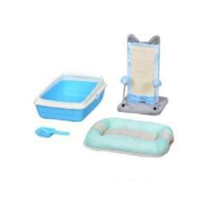 HY18343-300x300-1.jpeg Catry Cat Litter Box & Cushion Set - Image 1