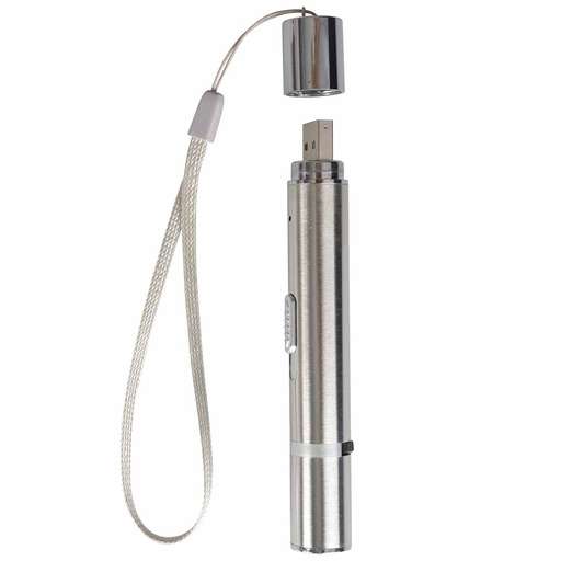 LR12844 Duvo+ 7 In 1 Laser Cat Toy (Urine Detection) 11,5X1,5X1,5Cm Silver - Image 1