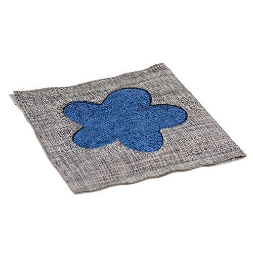 LR14628 Duvo+ ECO Navy Square & Catnip 8x8x1cm Blue/Grey - Image 1