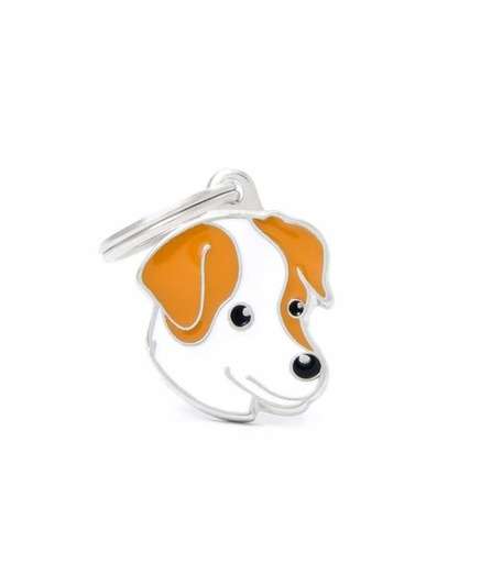 MF25ORANGE My Family White Brown Jack Russel - Image 1