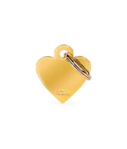 MFB22 MY FAMILY CUORE PICCOLO OTTONE DORATO - Image 1