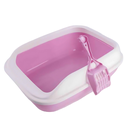 Pado Cat Litter Tray Normal With Scoop 49X36X17Cm-Pink