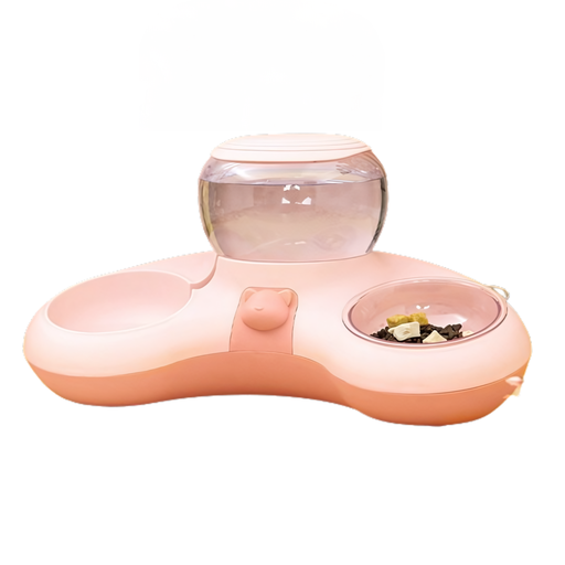 PD-85331 Pado Water Dispenser With Double Bowl-Pink 1.4L - Image 1