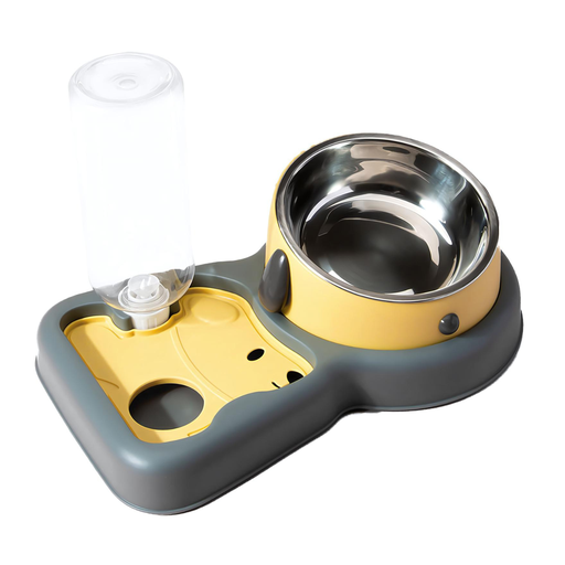 PD-85358 Pado Magic Water Dispenser With Bowl-Yellow 19*10.5*31cm - Image 1