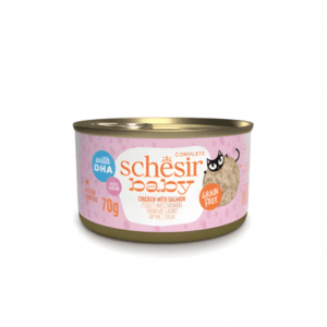 Schesir Baby Kitten Wholefood - Chicken With Salmon 70g (Min Order- 12 Cans)