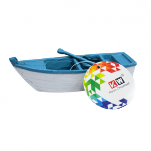 KW Zone Resin Ornament Boat Aquarium Decoration, 13.5x4.5x4cm