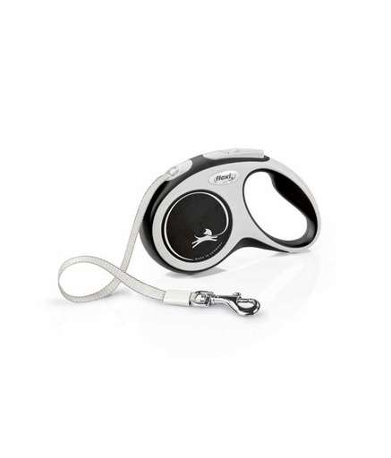 4000498043547 Flexi New Comfort S Tape 5m – Black - Image 1