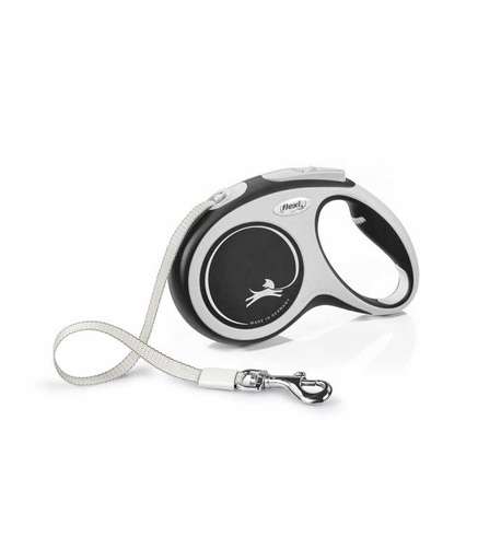 4000498043646 Flexi New Comfort M Tape 5m – Black - Image 1
