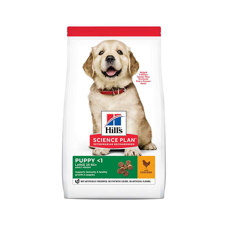 604304 HILL'S SCIENCE PLAN Large Breed Puppy food with Chicken