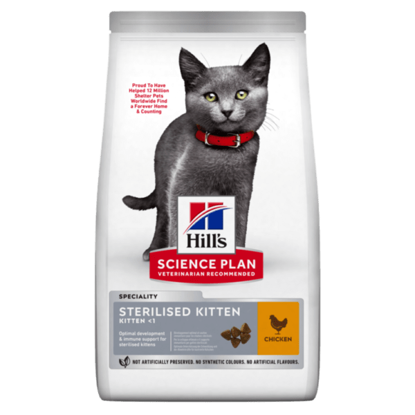 Hill’s Science Plan Sterilised Kitten Food with Chicken
