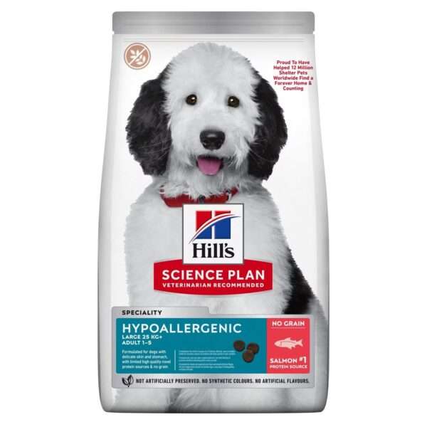 Hill’s Science Plan Hypoallergenic Large Breed Adult Dry Dog Food with Salmon