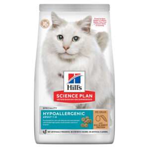 Hill'S Science Plan Hypoallergenic Adult Cat Food No Grain Egg & Insect Protein (1.5Kg)