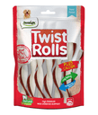 Dentalight 5" Twist Rolls Medium Dog Treats 100G - Beef Flavour