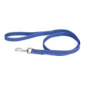 Color & Gray - Super-grip leash - blue-gray with handle