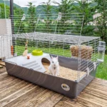 Ferplast Rabbit 100 Cage For Rabbits And Guinea Pigs
95 X 57 X H 46 Cm - Image 3