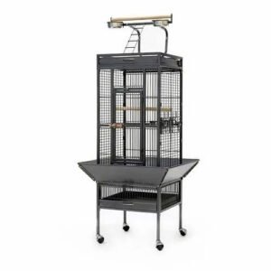 Dayang Bird Cage (A11) - 82 x 77.4 x 164cm[Dimension - 82 x 77.4 x 164cm]-Black