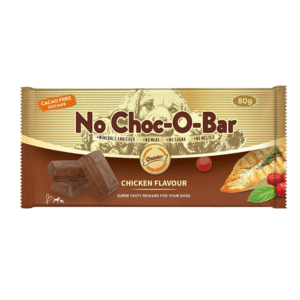 Gnawlers No Choc-O-Bar For Dogs 80g (Cacao Free)