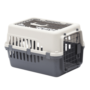 Pet Mode Plastic Pet Carrier Top & Spring Lock Front Door [Dimension - 50 X 35 X 32Cm]