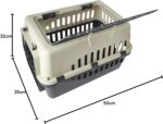 Pet Mode Plastic Pet Carrier Top & Spring Lock Front Door [Dimension - 50 X 35 X 32Cm] - Image 7