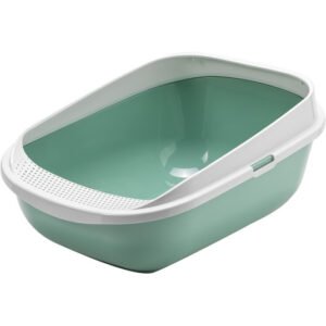 Moderna Comfy Step-Litter Tray 57.6 X 42.6 X 25.5 Cm-Green