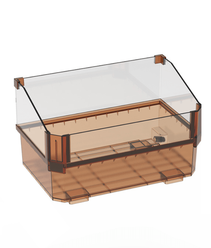 NX-34-S Brown Nomoypet Ecological Turtle Tank NX-34 Small – 40×24.5x24cm – Brown - Image 1