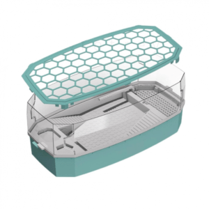 Nomoypet Detachable Escape Proof Turtle Tank Without Pump NX-35 Large - 63x31x24cm [Color - Blue]