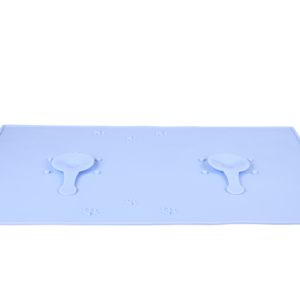 Silicone Bowl Mat - Suction Cup, Blue