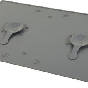 Silicone Bowl Mat - Suction Cup, Grey
