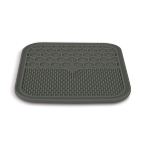 Silicone Cat Licking Mat - Medium, Grey