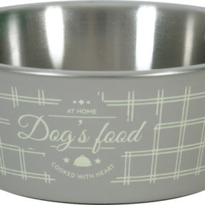 Non-Slip Food Dog Bowl Taupe 750 Ml