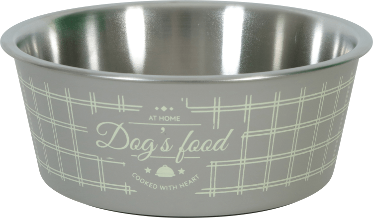 ZL475551TAU Non-Slip Food Dog Bowl Taupe 750 Ml - Image 1