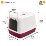 Ferplast Toilet Clear Cat 10 36x47x35cm - Image 5