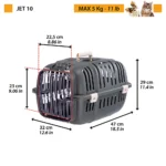 Ferplast Carrier Jet [Color - Assorted, Dimension - 32X47X29Cm] - Image 6