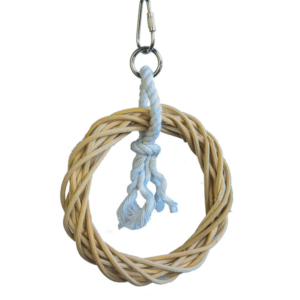 Vanpet Hanging Round Bird Toy 18x13cm-BTLB00613