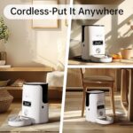 Dogness Rover Food Feeder For Pets-White - Image 3