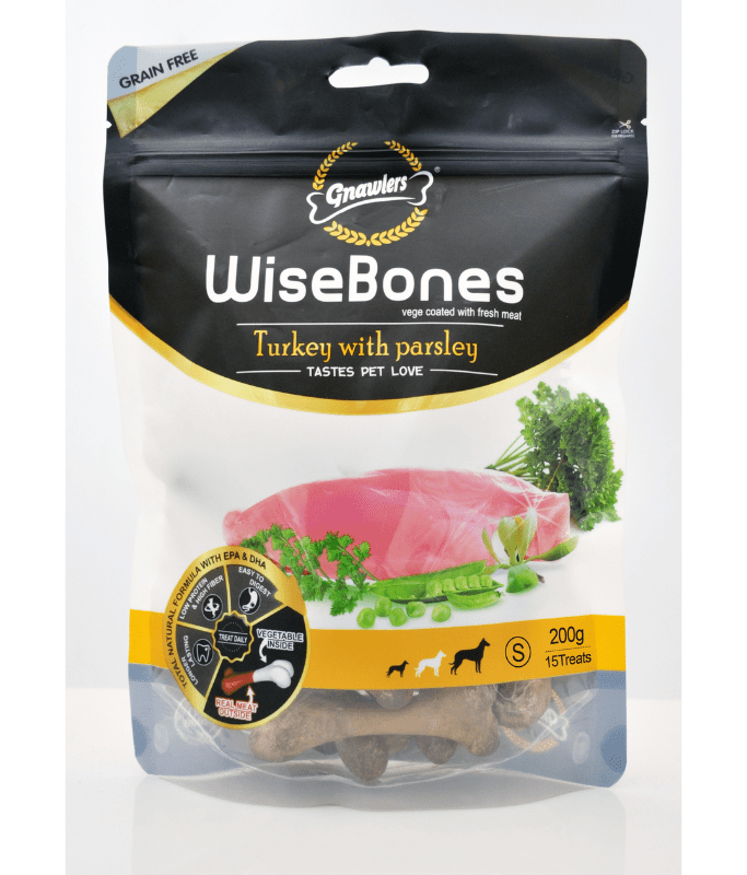 GN07622 Gnawlers Wisebones 15pcs/Pack SMALL (200gm) - Image 1