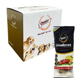 Gnawlers Wisebones Salmon With Lemon SMALL (36 pcs/Box) - Display Box