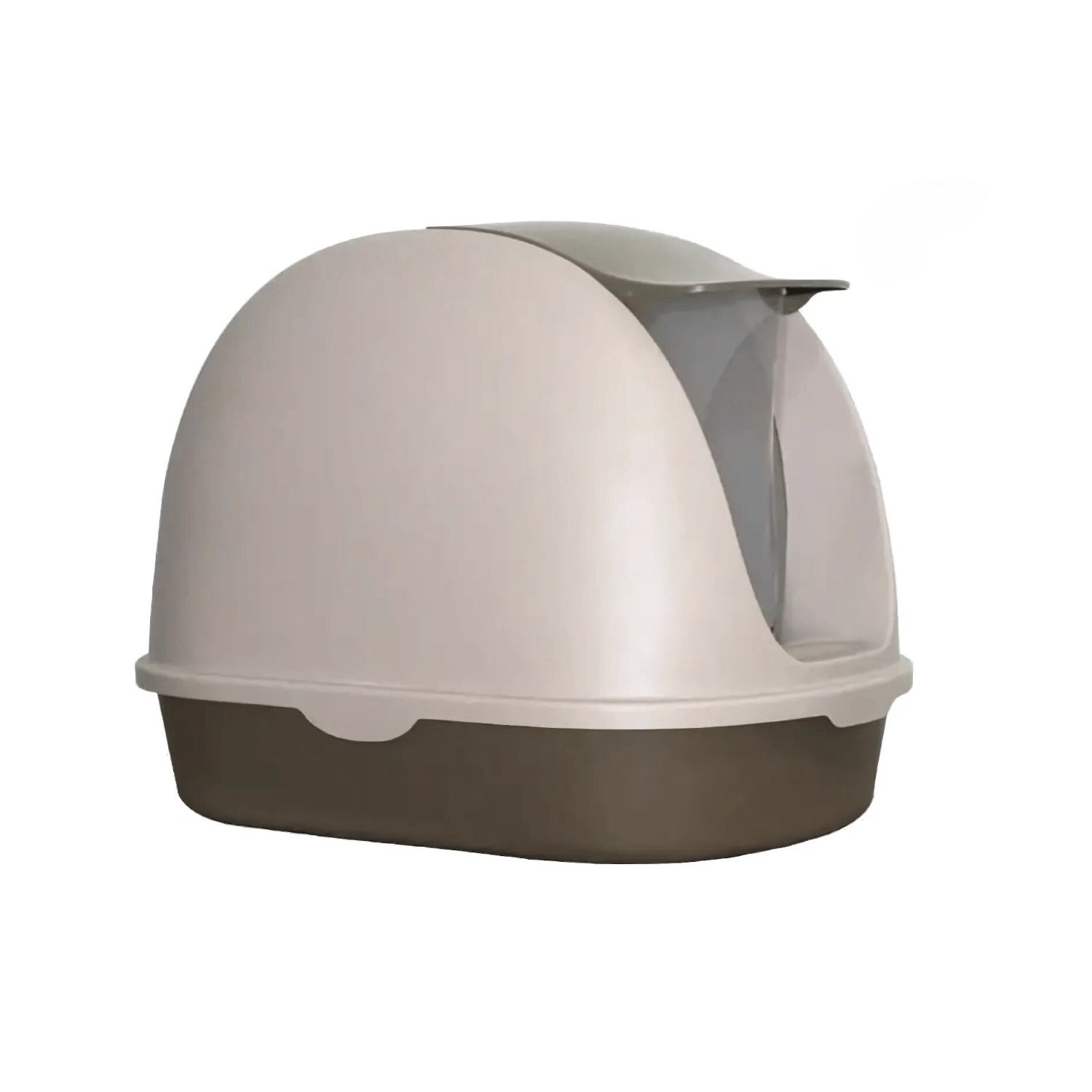 PD-85378 Pado Portable Cat Litter Box 56*39*42cm-Coffee - Image 1